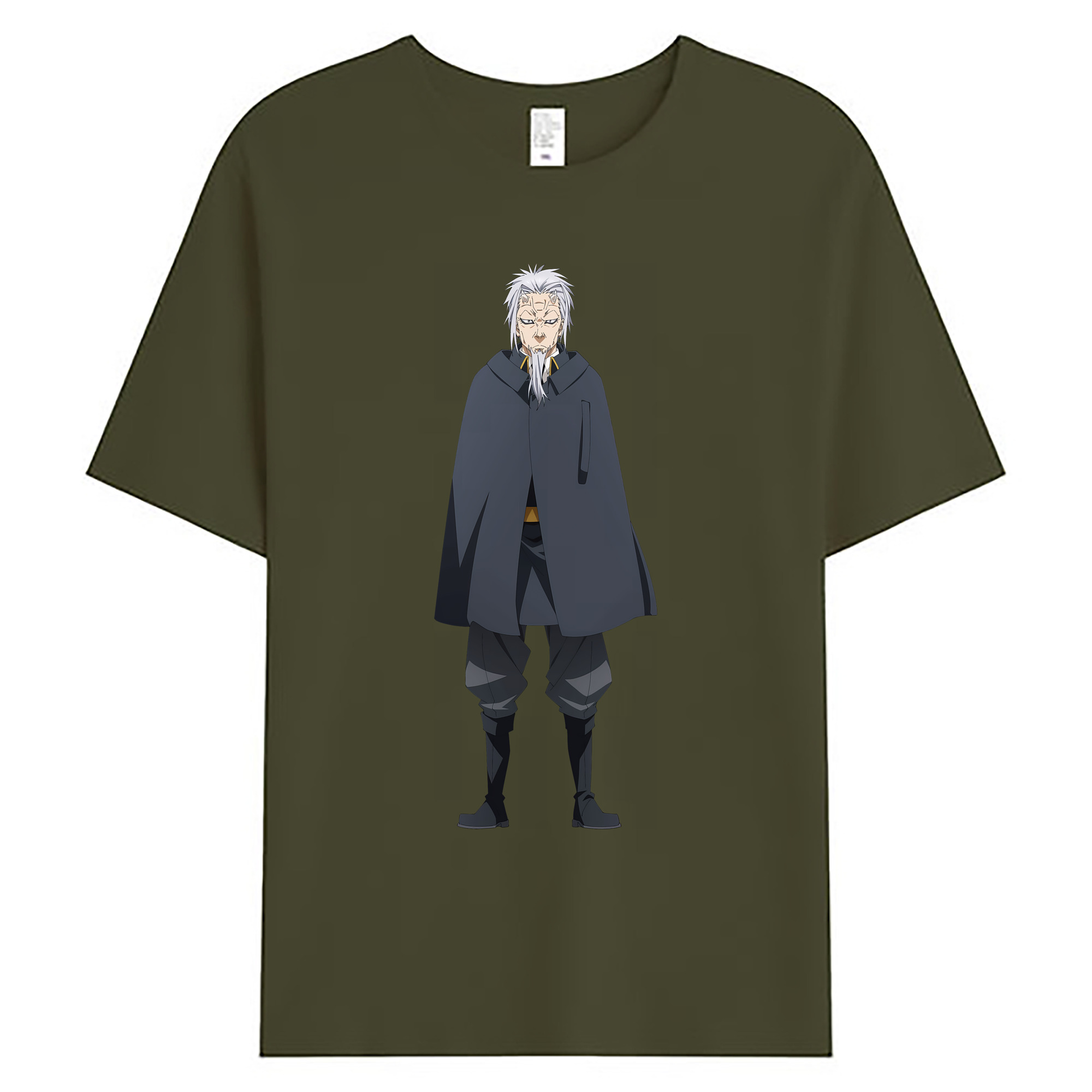 （画像用） 転スラ Regarding Reincarnated to Slime 綿100％ メンズ半袖Tシャツ｜肌触りやわらか＆通気性